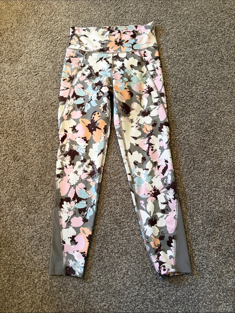 Reebok Floral Active Leggings - Pink Multi